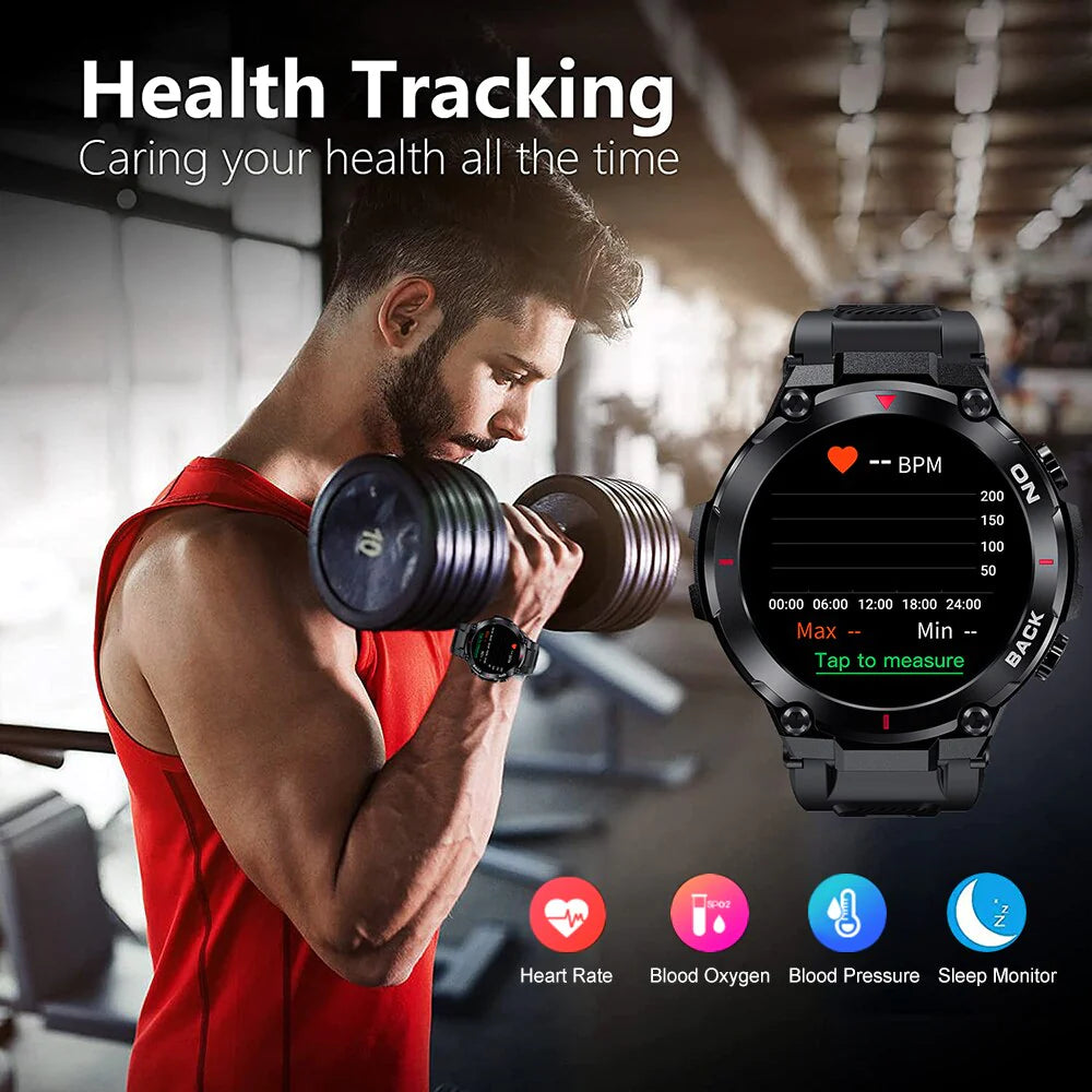 MELANDA K37 MILITARY GPS SMART WATCH
