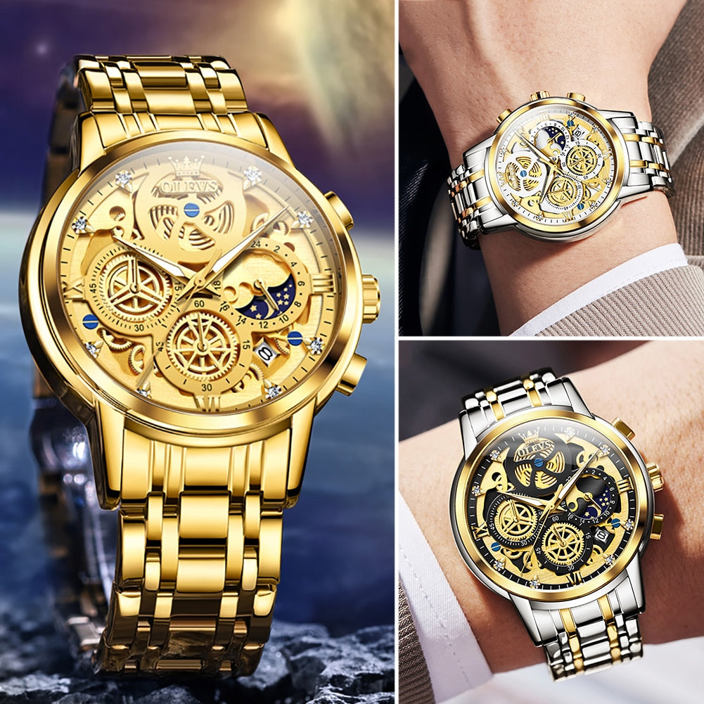 Skeleton Quartz Watch 9947