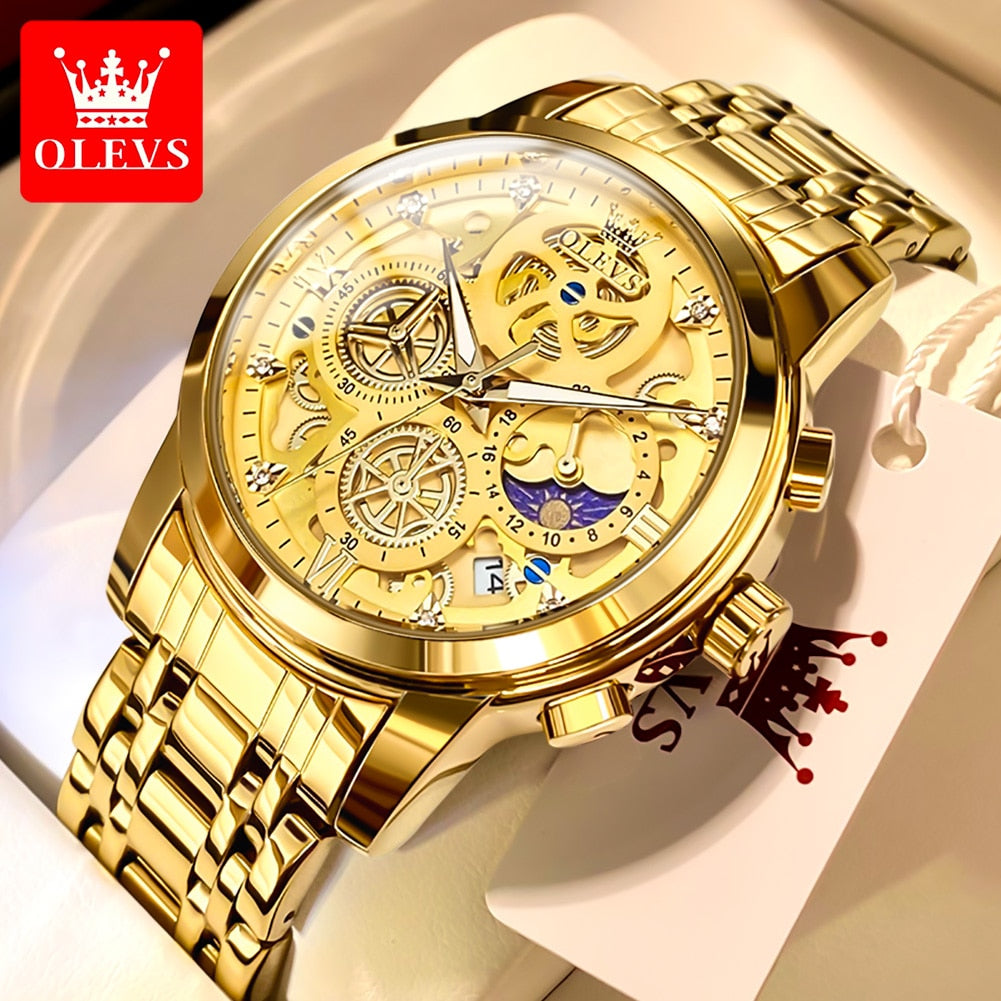 Skeleton Quartz Watch 9947