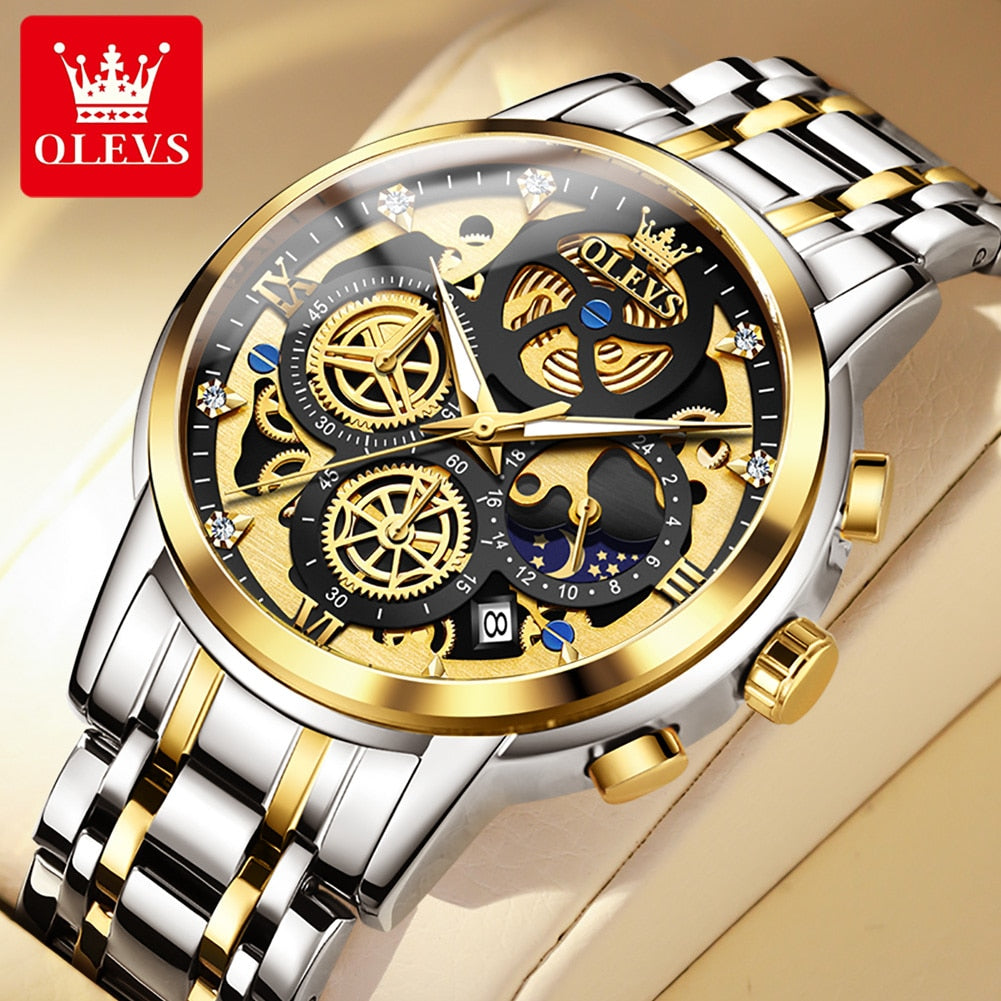 Skeleton Quartz Watch 9947