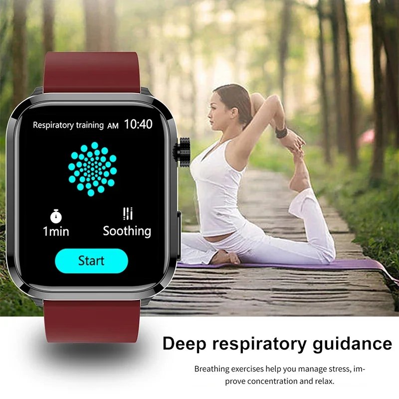 Biohealth Plus® - Lipids Uric Acid Blood Glucose Monitoring Smart Watch - ECG+PPG Fitness Tracker