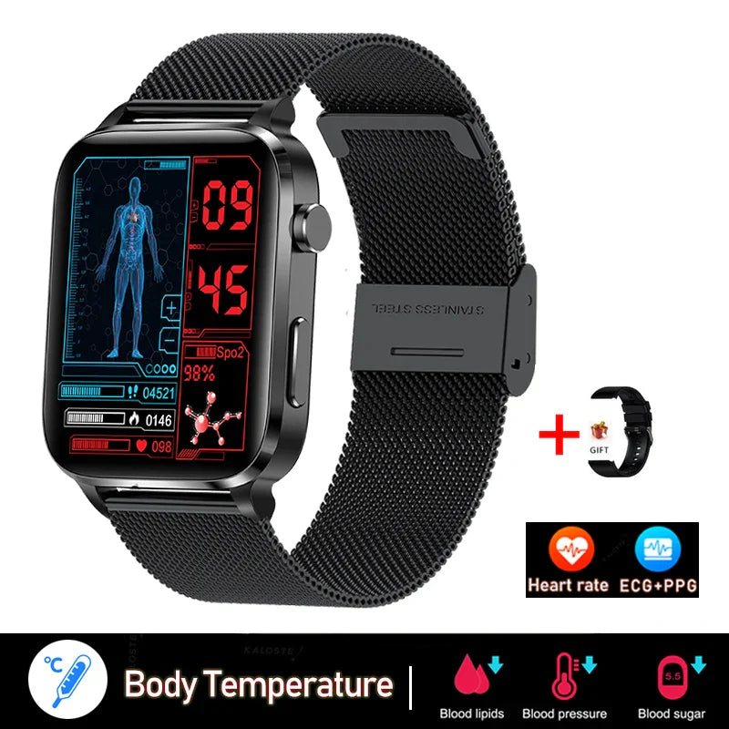 PulseSafe®-Japan Laser Treatment Smartwatch-Painless Non-invasive Blood Sugar control